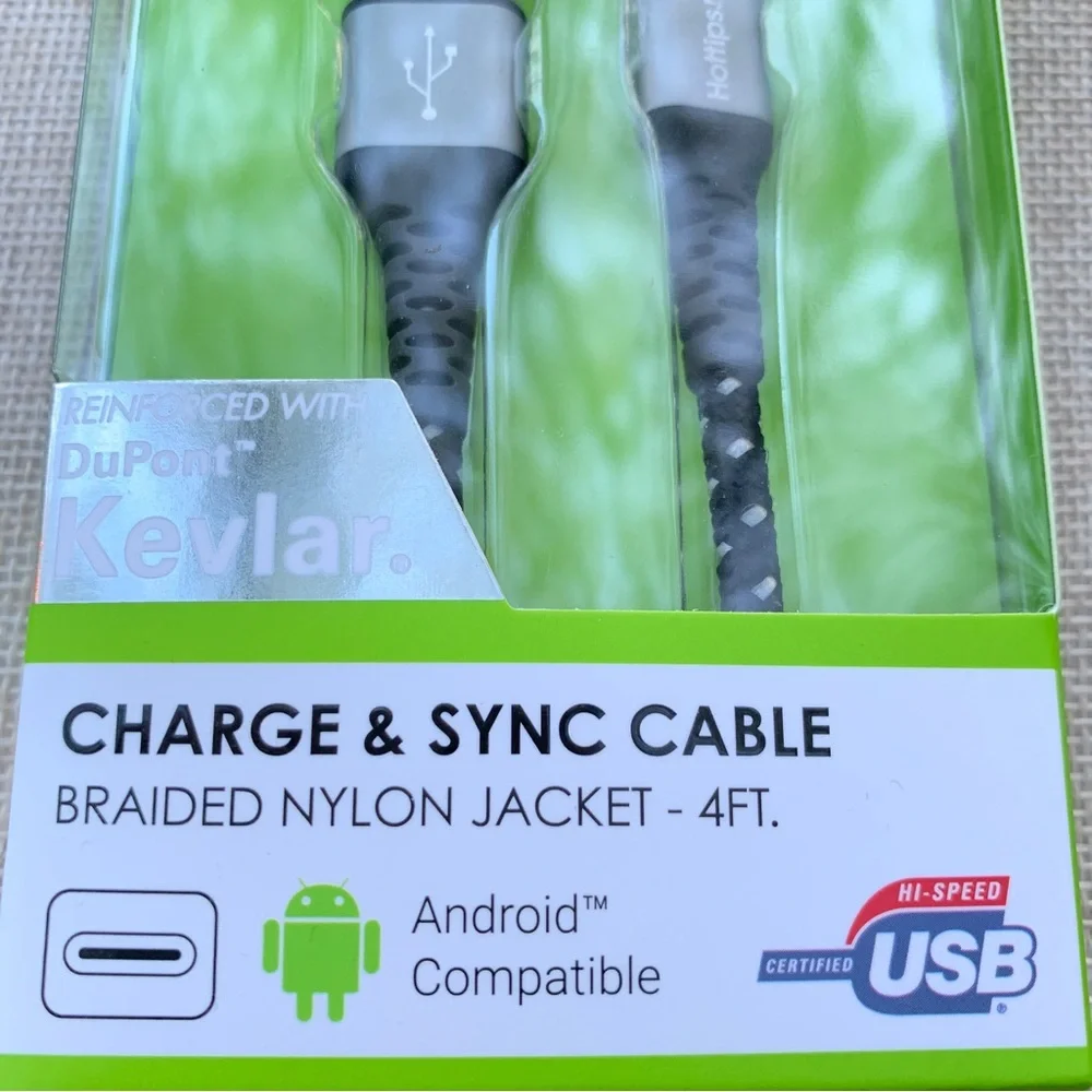 USB Type C Connector Cable 4 Ft Length New in Package